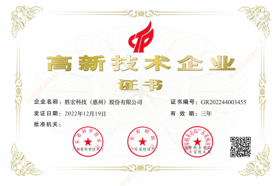 喜报！我司顺利通过“高新技术企业”认定
